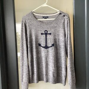 NAUTICA Top with long cuffed sleeves and button detail